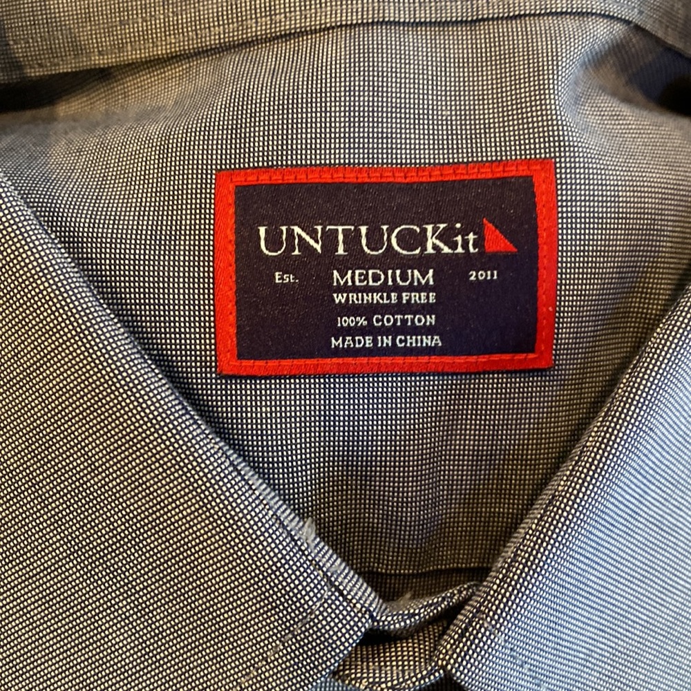UNTUCKit Long Sleeve Shirt Size M - Picture 2 of 7